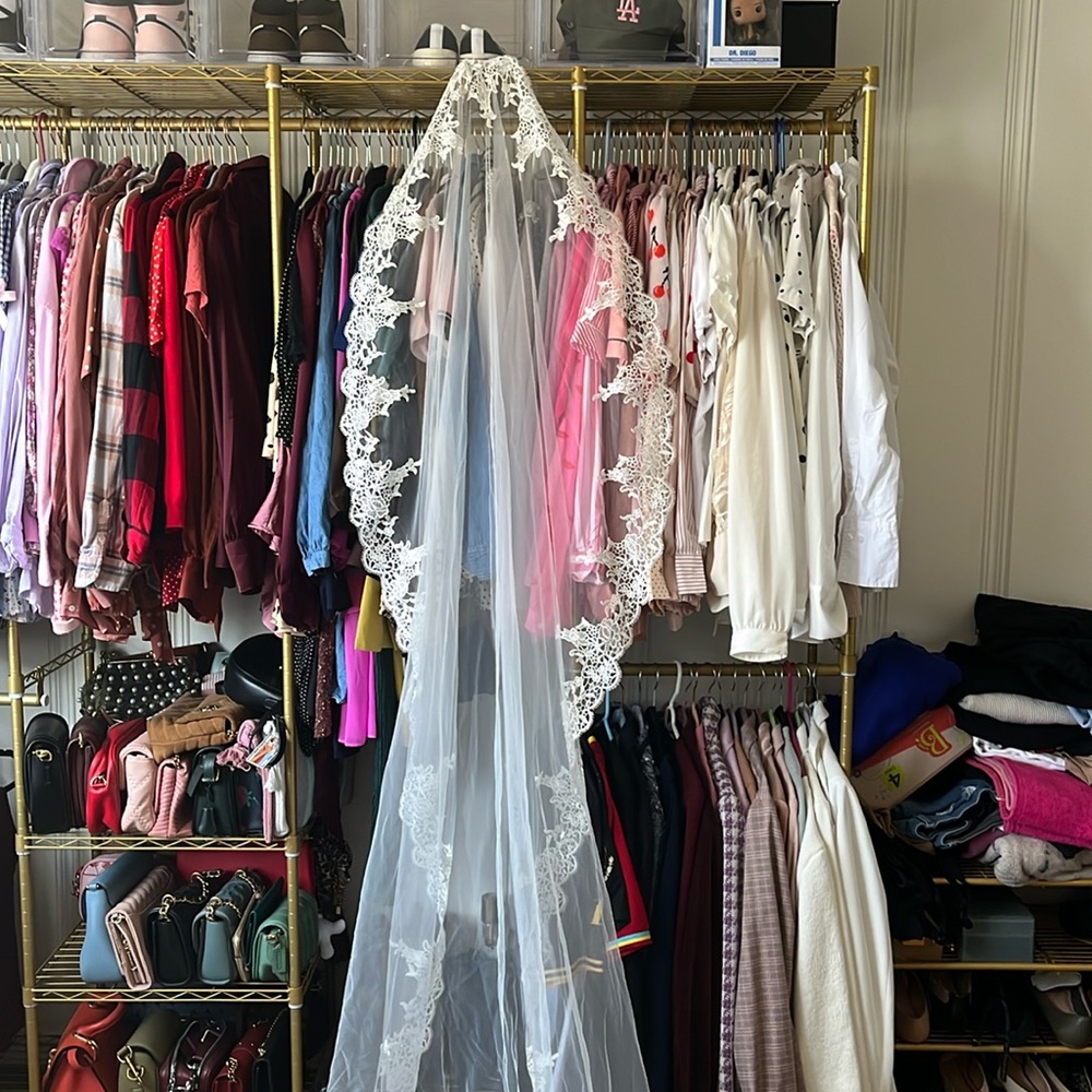Mantilla wedding veil